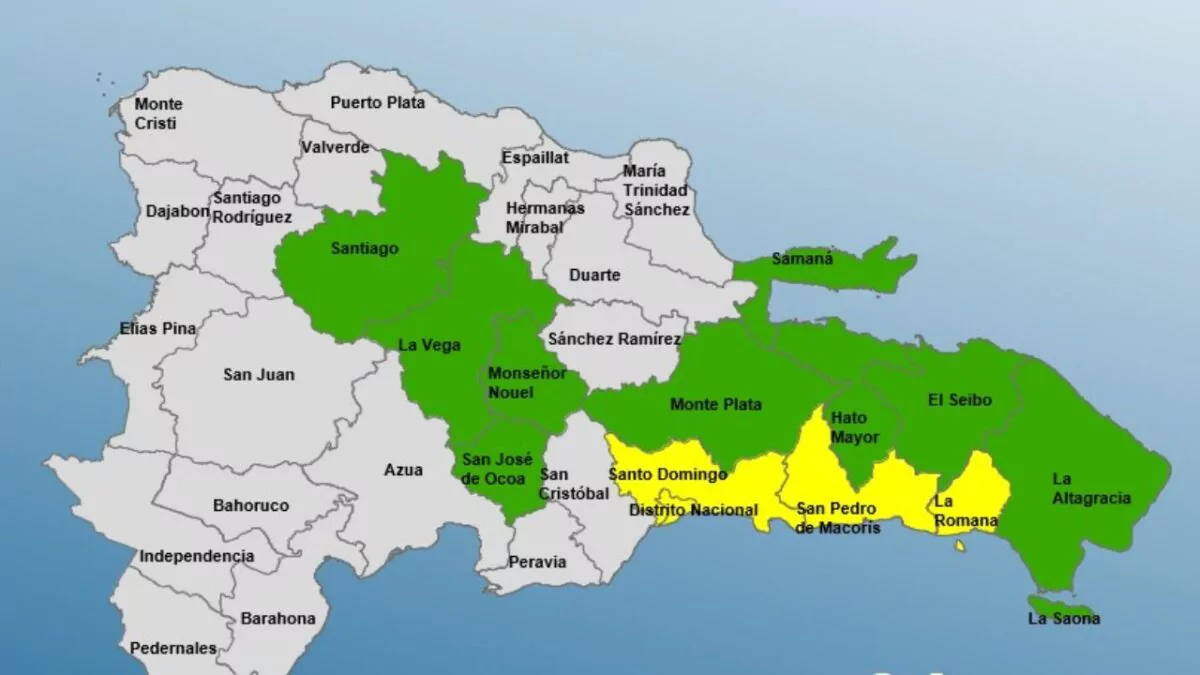 COE mantiene alerta en varias provincias por lluvias, tormentas eléctricas y riesgo de inundaciones