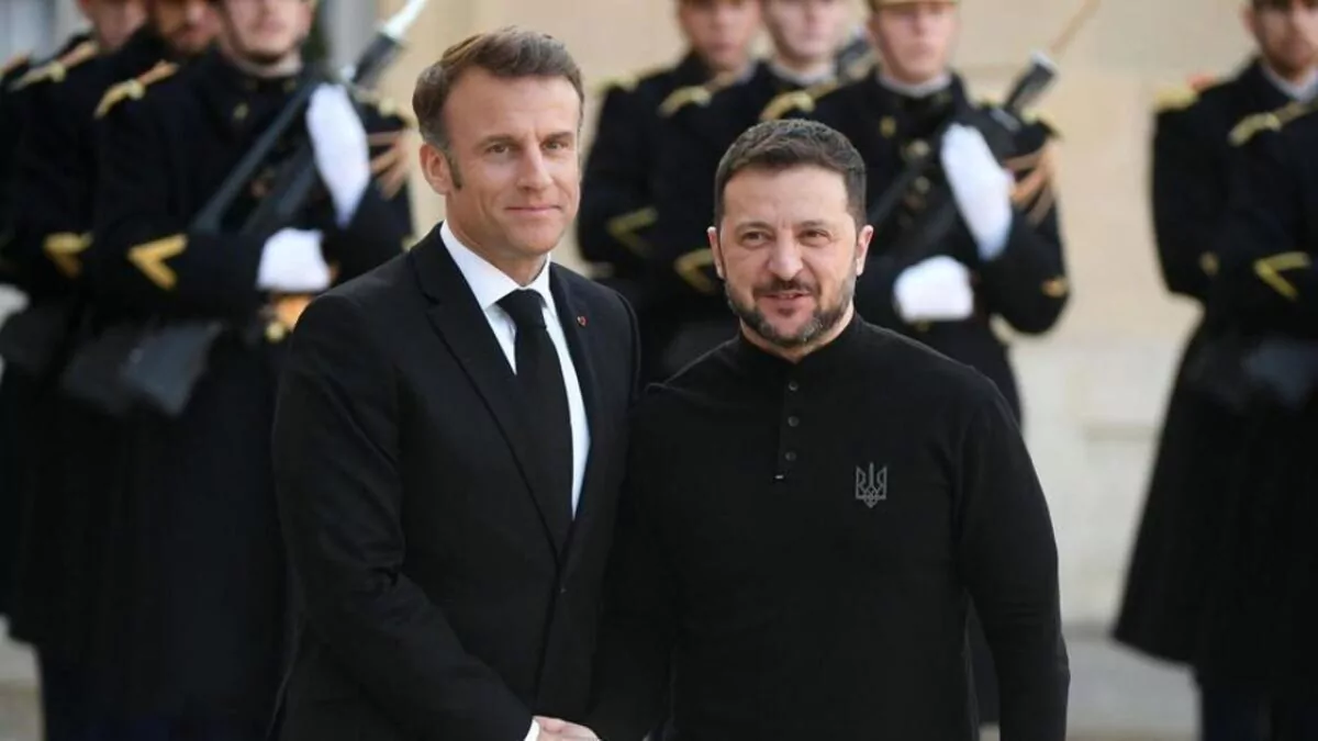 Macron recibe a Zelenski frente al riesgo del "efecto eclipse" de la guerra en O. Medio