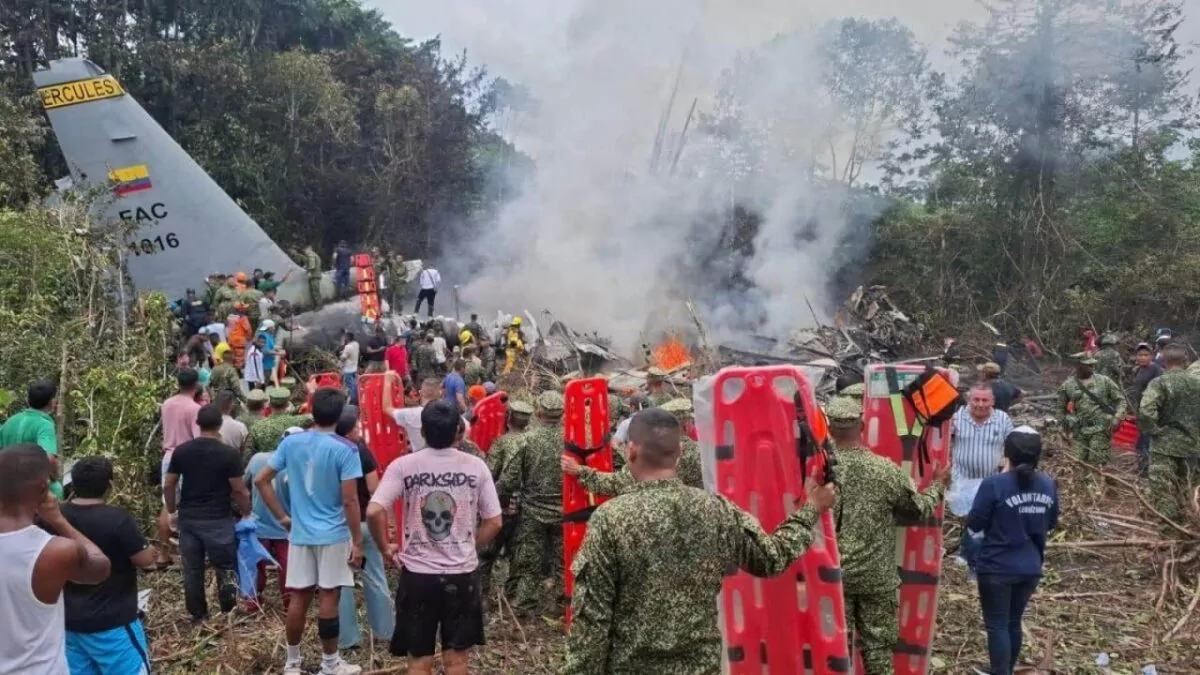 Un número indeterminado de muertos y 83 heridos en accidente de avión militar colombiano